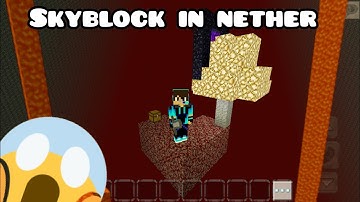 Mastercraft - Skyblock in NETHER - HOW TO MAKE (100% real)