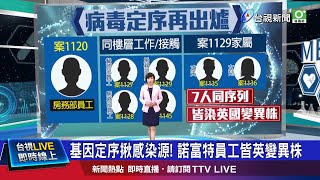 還原疫調拼圖 3病毒序列不同都屬英國變異株