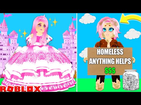 This Rich Princess Lost Everything And Became Extremely Poor - pink gold princess roblox cake for girls