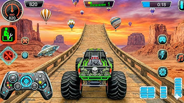 Monster Truck Challenge: INSANE Stunts, Jumping & Crashing!🤯 | Android Gameplay