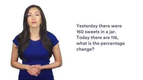 Numerical Reasoning Test Practice - Percentage Change