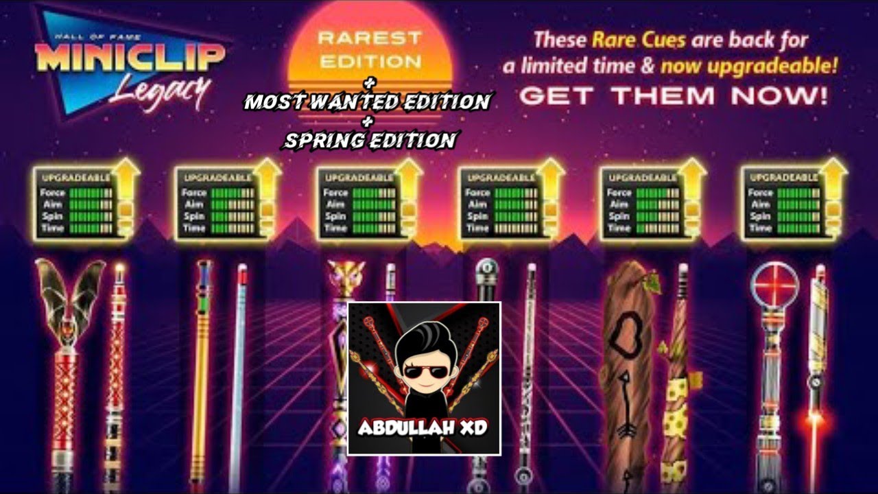 Miniclip Legacy All Collections Backup By Abdullah xD  | Miniclip 8 Ball Pool |