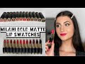 MILANI BOLD MATTE LIPSTICKS | Lip Swatches + Review