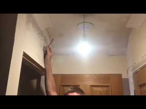 Coving A Sloping Or Slanted Ceiling How To Youtube