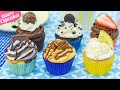 HAZ 6 TIPOS DE CUPCAKES DIFERENTES CON 1 SOLA MASA 🧁 | QUIERO CUPCAKES