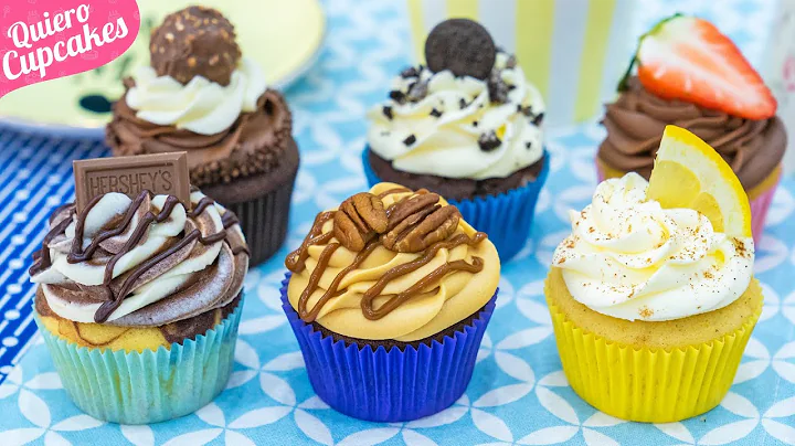 HAZ 6 TIPOS DE CUPCAKES DIFERENTES CON 1 SOLA MASA...