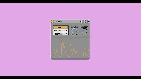 Caress - an M4L amplitude donor