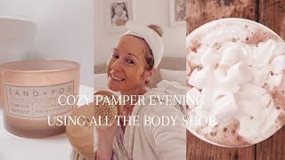 Cozy Pamper Evening Using All The Body Shop screenshot 2