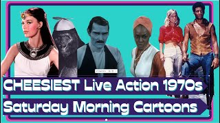 Cheesiest 70s Saturday Morning LIVE ACTION "Cartoons" | 7 Live Action NON-Sid & Marty Kroft Series