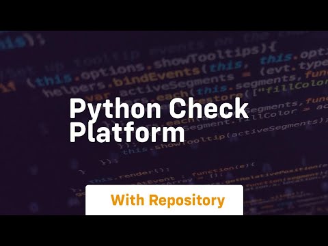 python check platform