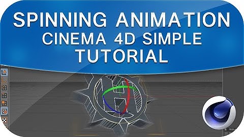 Spinning logo animation | Cinema 4d tutorial