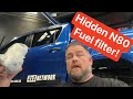 How to replace the hidden fuel filter on an n80 hilux