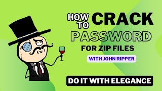 How to crack password protected zip file with john ripper