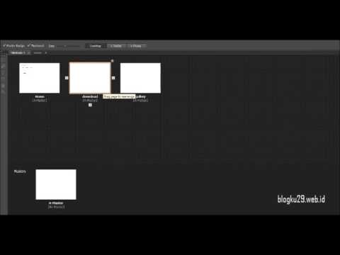 Membuat Link Button di Adobe Muse CC