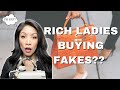 RICH LADIES WHO BUY FAKE HANDBAGS! The truth about luxury replica bags! #louisvuitton #hermes