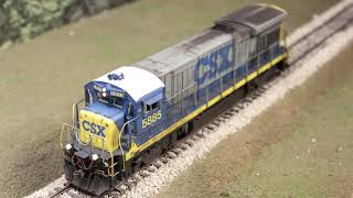 Rapido CSX B36-7 #5885 w/ Custom Sounds & Weathering