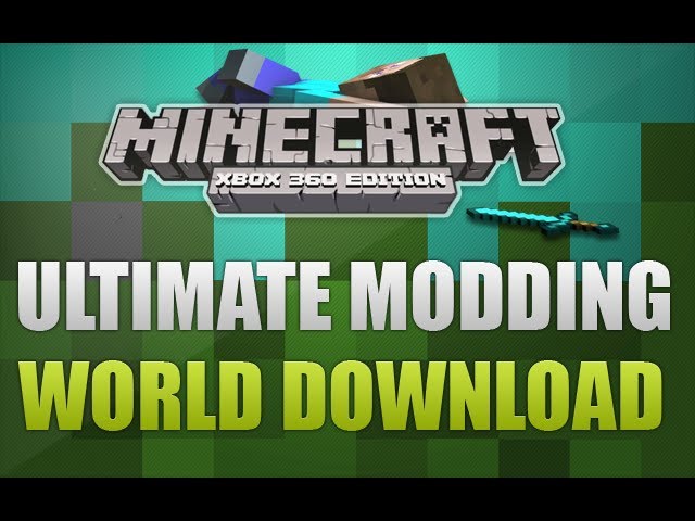 Minecraft Xbox 360 - The Ultimate MODDING World With Download - YouTube