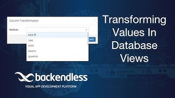 Transforming Database View Values