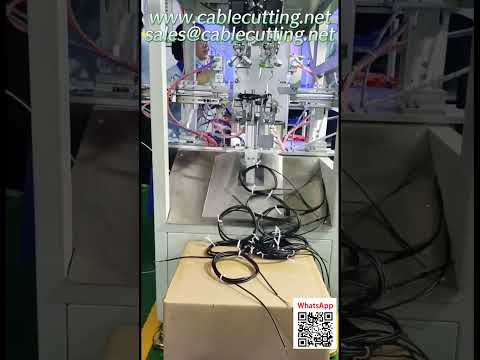 Automatic Wire Cutting and Stripping Machine for Industrial Automation