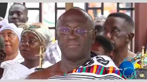 His Majesty Ogiame Atuwatse III CFR The Olu Of Warri in Ghana.