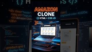 Amazon Website Clone Using HTML & CSS 🔥 | Beginner Frontend Project