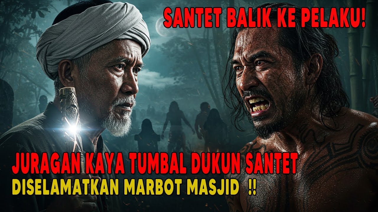 SANTET BALIK KE PELAKU! DUKUN SANTET TERBUNUH OLEH MARBOT MASJID, KISAH MENGERIKAN