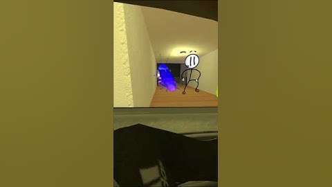 Cockroach And Henry Stickmin And Train Chase me in Liminal Hotel Nextbots Gmod