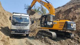 JCB Excavator and Ashok Leyland trucks | Diggers and trucks