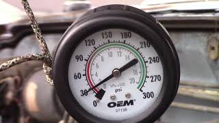 Nissan cylinder 3 compression test wide open throttle: 53 PSI