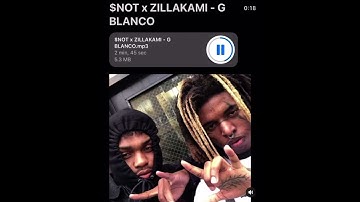 Snot x Zillakami ~ G BLANCO Snippet
