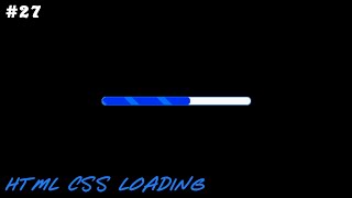 HTML CSS Loading Animation tutorial|@pinkweb0 html css tutorial