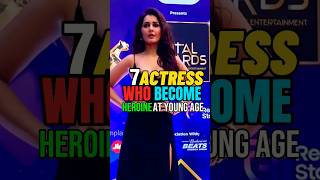 7 Actress Who Become Heroine At Young Age and Their First Movie #shorts #top10