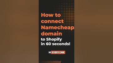 How to Easily Connect Your Namecheap Domain to Shopify  #shopifytips #shopifyforbeginners