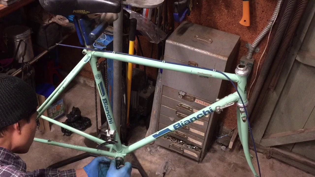 bianchi steel bike