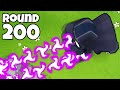 ROUND 200 WITH ONLY 1 TOWER??? What is the STRATEGY? - Bloons TD 6 Challenges