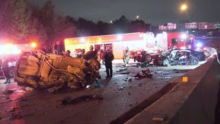 Horrible Fatal Wrong Way Crash | Houston