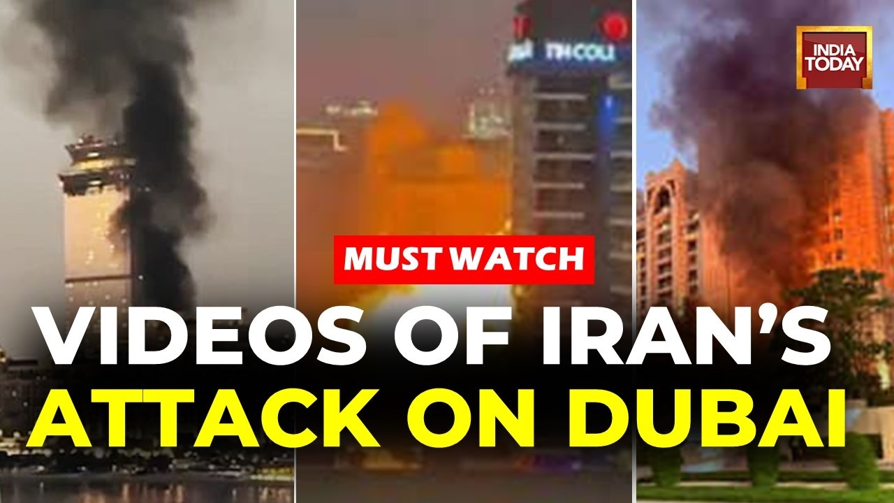 Iran Attack Dubai News:  Massive Explosion in Dubai | Iran Bombs Dubai | - Dubai under attack
