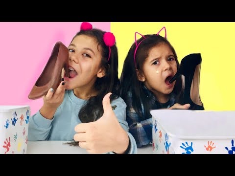 Gerçek mi Çikolata mı Challenge! Real vs Chocolate Battle! السا ضد انا ! تحدي الحقيقي ضد الشوكلاتة !