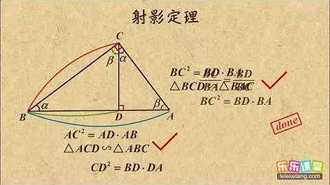 04 射影定理   相似三角形的定理与圆幂定理    高中数学