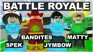 YOUTUBER BATTLE ROYALE! In Roblox Bedwars...