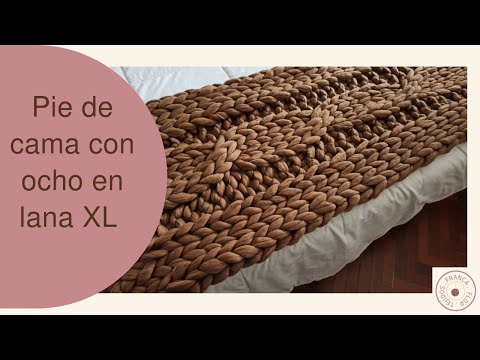 Pie De Cama O Manta En Lana Merino Xxl