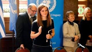 Exclusive Emma Watson Travels To Uruguay With Un