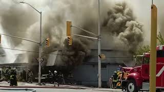Fire at Grand Bend RONA