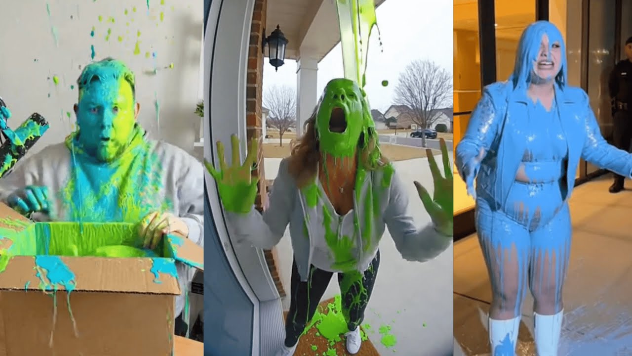 Instant Karma Catches Them Mid-Grab 💥🎨 (Caught on Ring Camera)