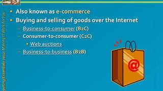 Famous Chapter 02  The Internet, the Web, and Electronic Commerce Profile