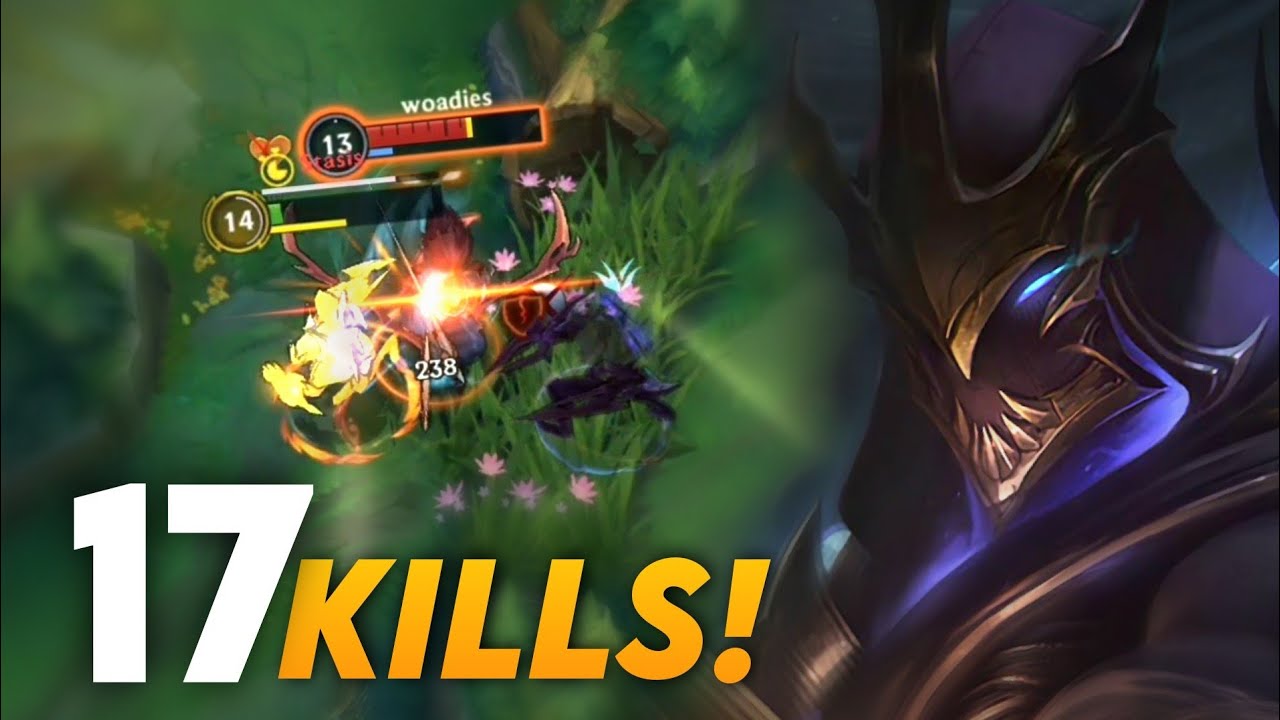 HYPER AGGRESSIVE ZED GOT 17 KILLS! | Wild rift Zed Gameplay(BUILD ...