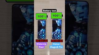 Motorola Razr vs Honor Magic8 Pro battery test!