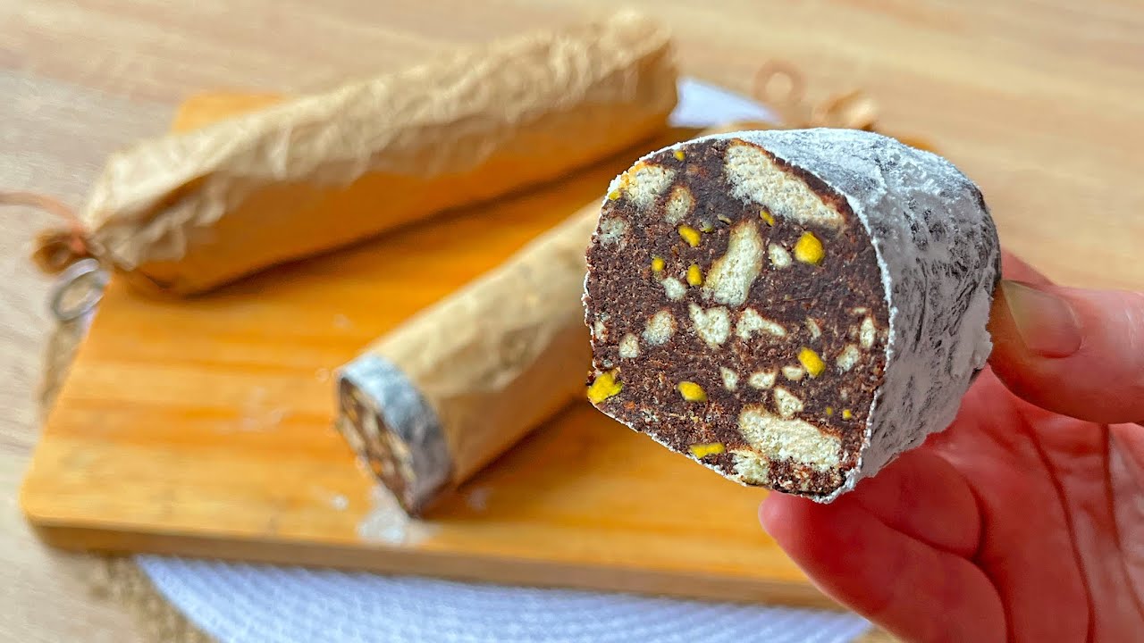 No Bake, No Eggs! Make this Easy Chocolate Pistachio Dessert