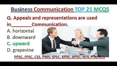 Business Communication Top 25 MCQs | Business Communication & Report Writing MCQs