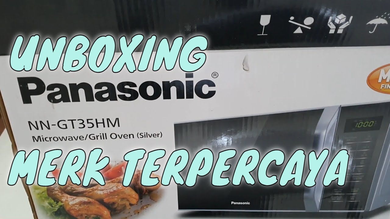 UNBOXING PANASONIC OVEN MICROWAVE GRILL OVEN NNGT35HM YouTube